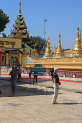 16-On the terrace of the Shwemawdaw Pagoda